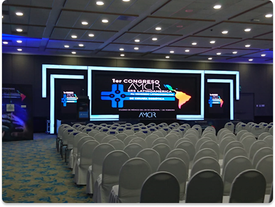 Auditorio preparado para el primer Congreso AMCIR SRS Latam